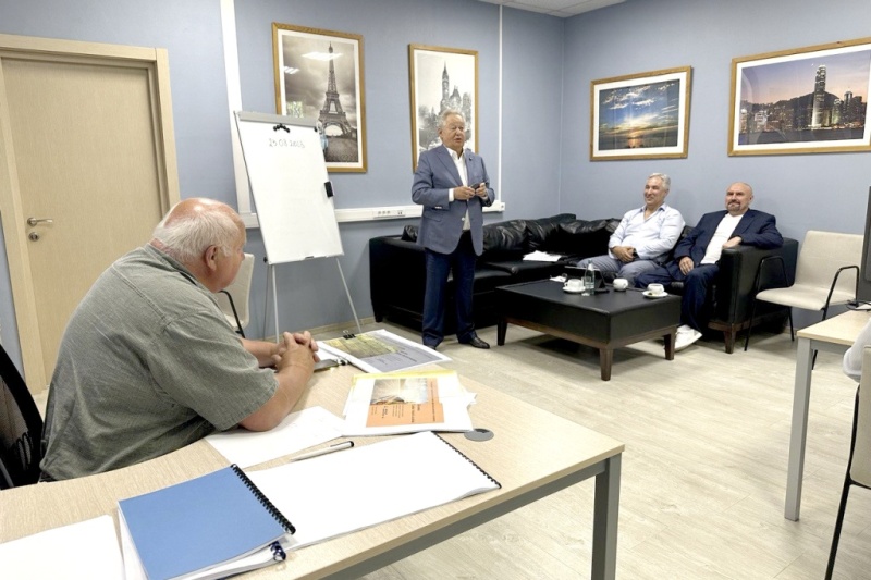 Михаил Посохин посетил 23 августа Центр оценки квалификации «Центргеопроектстрой» (ЦОК «ЦГПС»)
